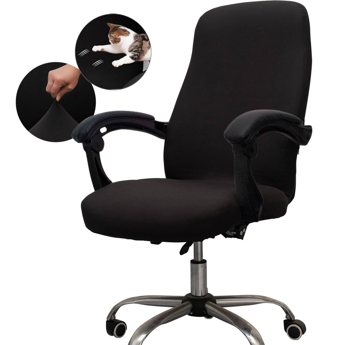 Melaluxe Office Chair Cover - Universal Stretch Desk Chair Cover - image 1