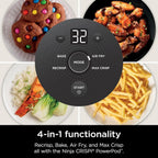 Ninja Crispi 4-in-1 Portable Glass Air Fryer Cooking System, 1500W, 4QT & 6-Cup TempWare Glass Containers with Storage Lids, Microwave, Freezer & Dishwasher Safe - image 12