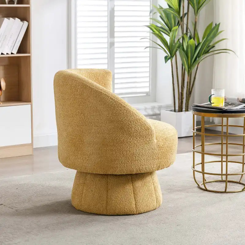 360-Degree Swivel Cuddle Barrel Accent Chairs with Plush Upholstery - image 27