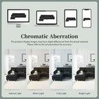 110-Inch L-Shaped 5-Seater Sectional Sofa with Removable Ottoman, Cloud Chenille Fabric, and 5 Cushions - image 30