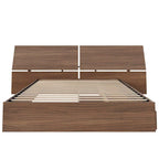 Walnut Nexera Storage Bed with Integrated Headboard - image 4