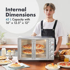 Elite Gourmet 47.5Qt, 18-Slice Convection Oven 4-Control Knobs - image 2