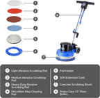 Prolux Core Heavy Duty Commercial Floor Polisher Buffer Scrubber Machine and 5 Pads - image 6