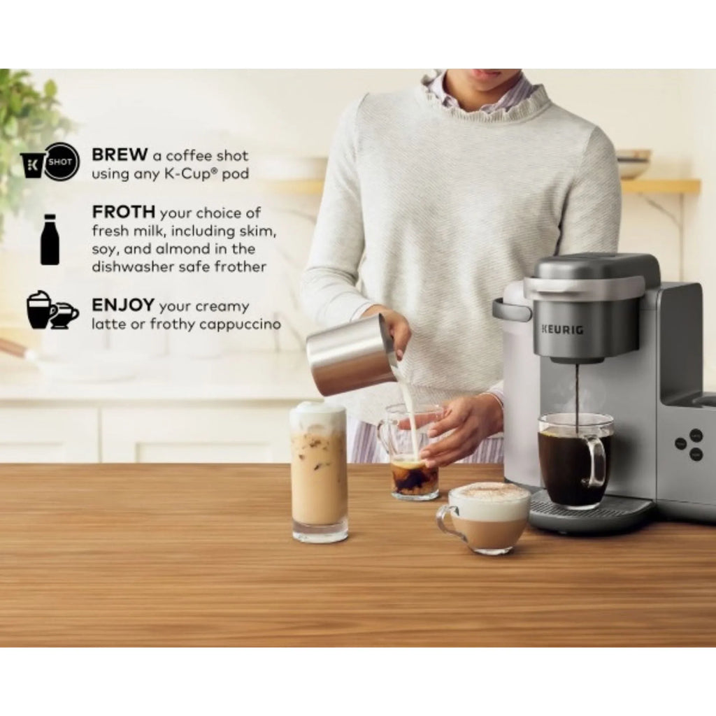 Keurig K-Cafe Single Serve K-Cup Coffee Maker, Latte Maker and Cappuccino Maker, Dark Charcoal - image 17