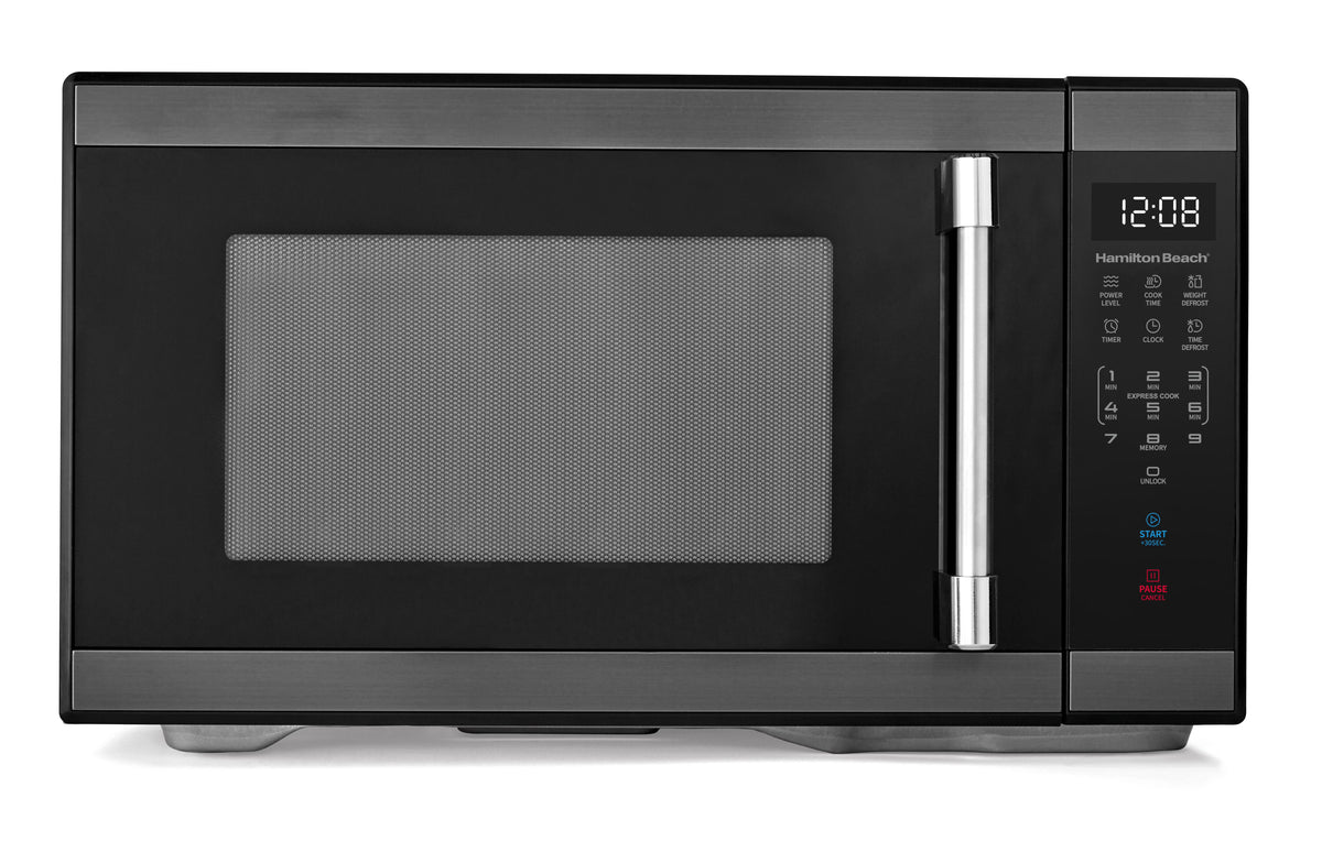 Hamilton Beach 1.1 cu ft Countertop Microwave Oven, Black and Stainless Steel - image 4