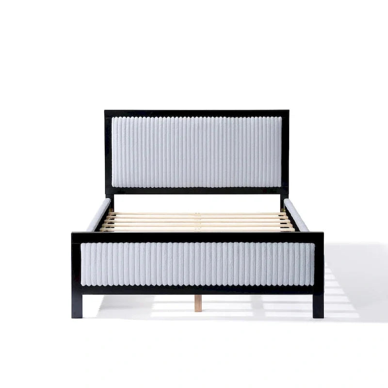 Christopher Knight Home Upholstered Platform Bed with Soft Headboard - King/Queen Size - image 11