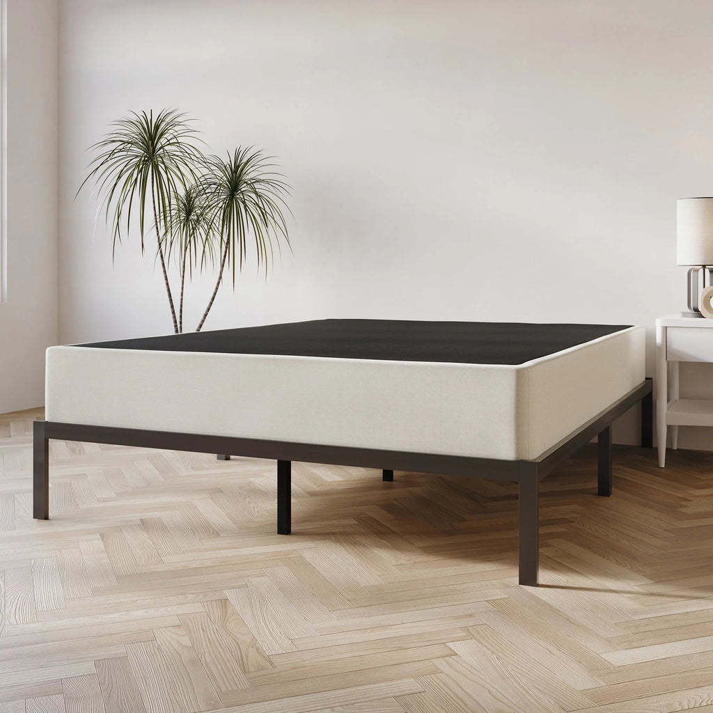 CraftPorch Solid Wood 8-Inch Box Spring Foundation with Wood Slats - image 4