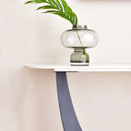 Contemporary Console Table with Elegant Design, Metal Frame, and Adjustable Foot Pads for Entryway - image 5
