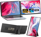 Laptop Screen Extender - 15.6" FHD 1080P Portable Monitor for Laptop, Detachable & Plug and Play Dual Laptop Monitor Extender for 13"-17.3" Laptops, Compatible with Wins/Mac/Android/Chrome - image 2