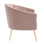 Randolf Velvet Accent Chair in Silver Orchid - image 10