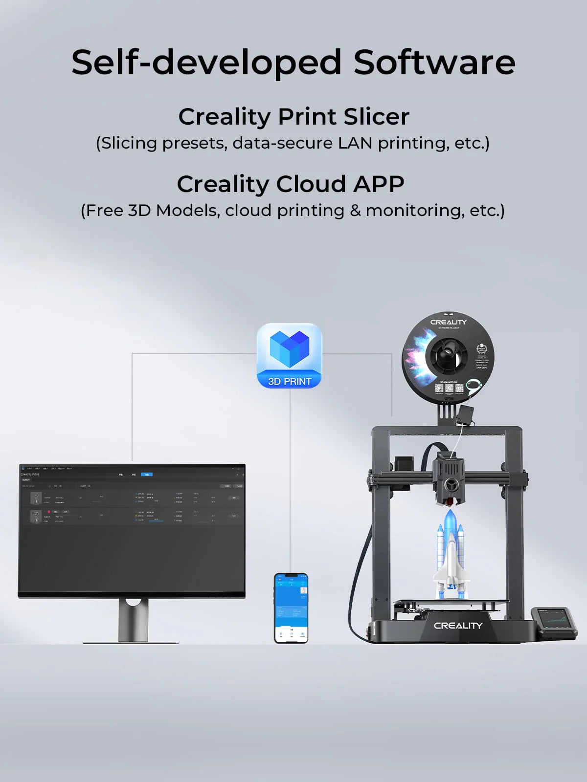 Creality Ender-3 V3 KE 3D Printer 500 mm/s High-Speed - image 3