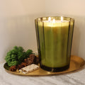 Sand + Fog 57 oz. Scalloped Candle with Rubber Wood Lid - image 1