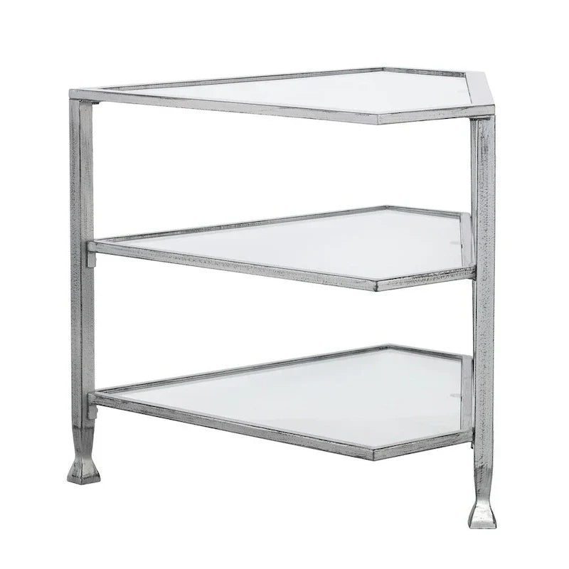 SEI Furniture Jensen Metal Corner TV Stand for Screens up to 33.25 inches - image 9