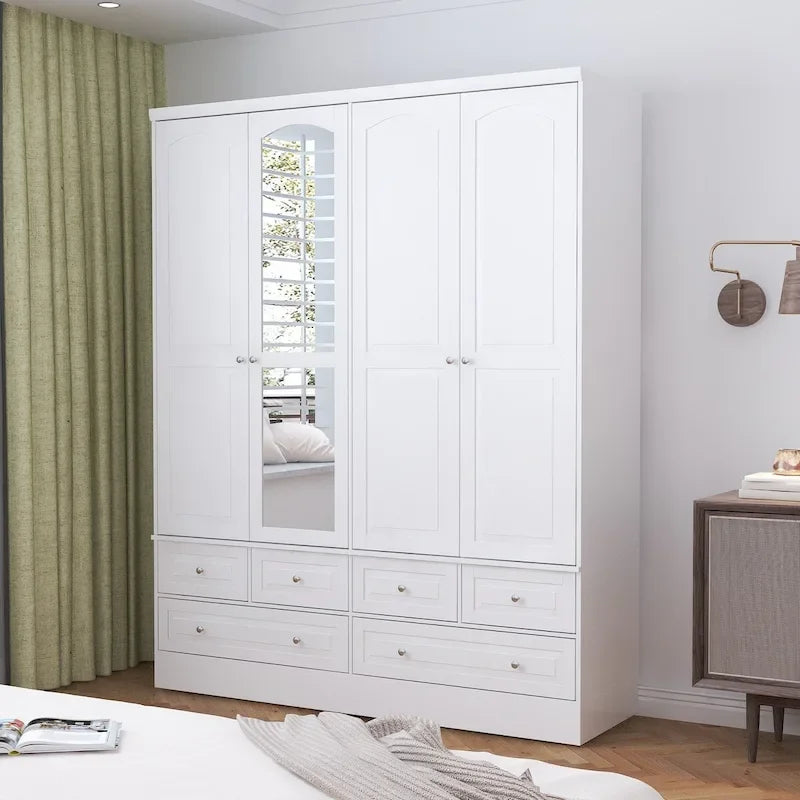 78.7H Combo Twin Wardrobe Set: Stylish and Functional Armoires for Your Closet - image 2