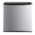 Mainstays 1.7 Cu. ft. Single Door Mini Refrigerator, Stainless Steel Look - image 1