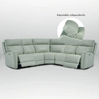 104" 3-Color Genuine Leather Power Reclining Sectional Sofa with Zero Gravity Feature, USB & USB-C Ports, and 2 Stationary Armless Chairs - image 16
