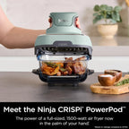 Ninja Crispi 4-in-1 Portable Glass Air Fryer Cooking System, 1500W, 4QT & 6-Cup TempWare Glass Containers with Storage Lids, Microwave, Freezer & Dishwasher Safe - image 94