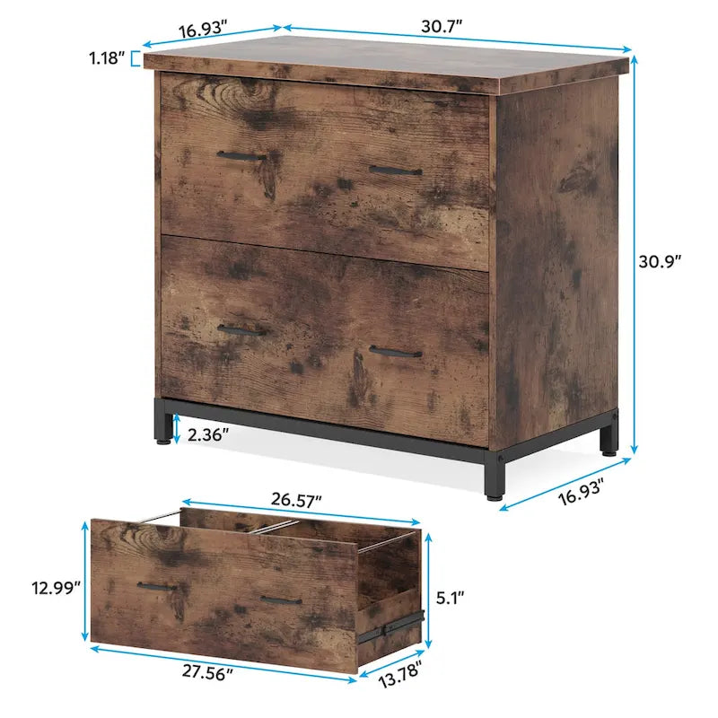 2-Drawer Lateral File Cabinet for Office Organization - image 22
