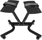 Dumbbell Stand Fitness Dial Dumbbell Rack with Adjustable Belt for Home Gym Set - image 1