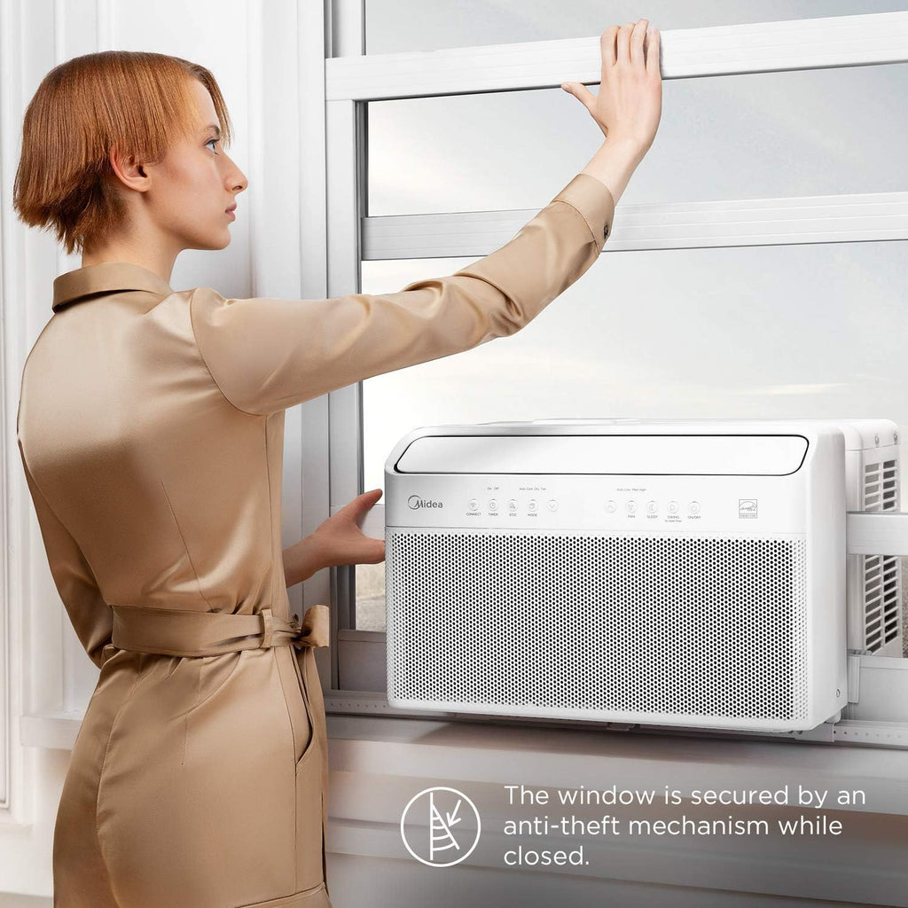 U-Shaped Inverter Window Air Conditioner 12,000BTU with Open Window Flexibility, Robust Installation,Extreme Quiet, 35% Energy Saving, Smart Control, Alexa, Remote, Bracket Included. - image 6