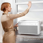 U-Shaped Inverter Window Air Conditioner 12,000BTU with Open Window Flexibility, Robust Installation,Extreme Quiet, 35% Energy Saving, Smart Control, Alexa, Remote, Bracket Included. - image 6