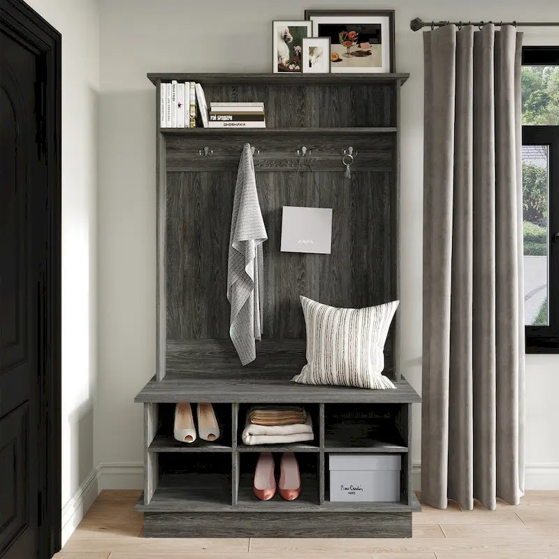 CraftPorch Contemporary Hall Tree with Storage Solutions - image 1