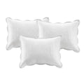 Journey Scalloped Edge Quilt Set Alcott Hill Color: White, Size: Full/Queen Coverlet + 2 Standard Shams - image 1