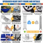 Hoteel 10x15 Heavy Duty Canopy Tent with 4 Sidewalls,Pop up Canopy for Parties Wedding,Commercial Easy up Gazebo with Roller Bag,UV 50+ &,Black - image 20