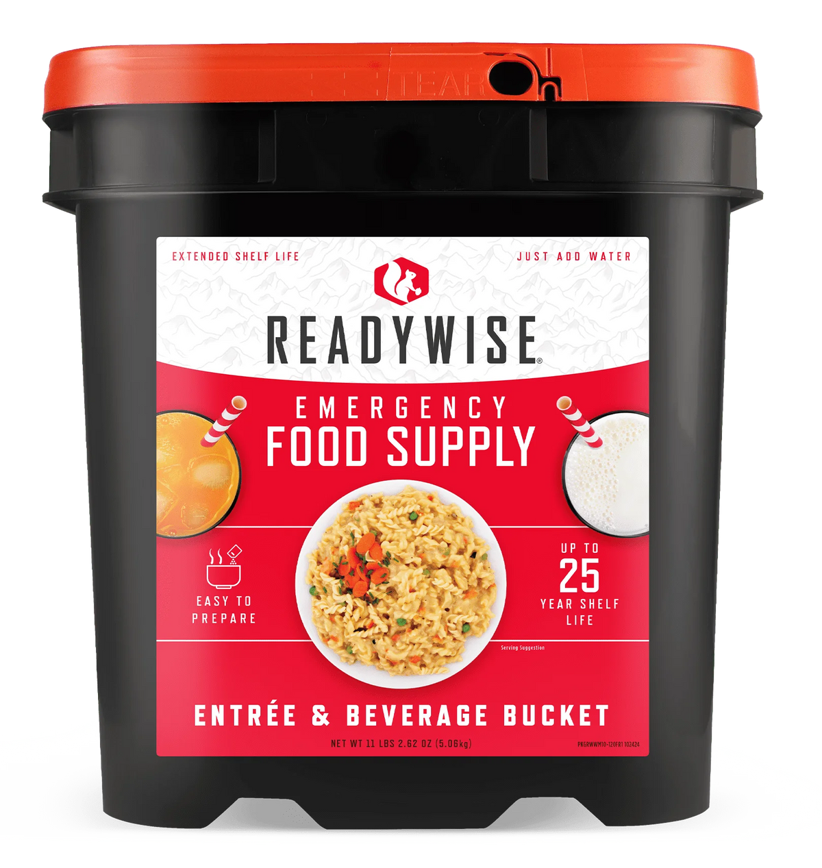 ReadyWise Emergency Food Supply, 120 Serving Entree and Beverage - image 1