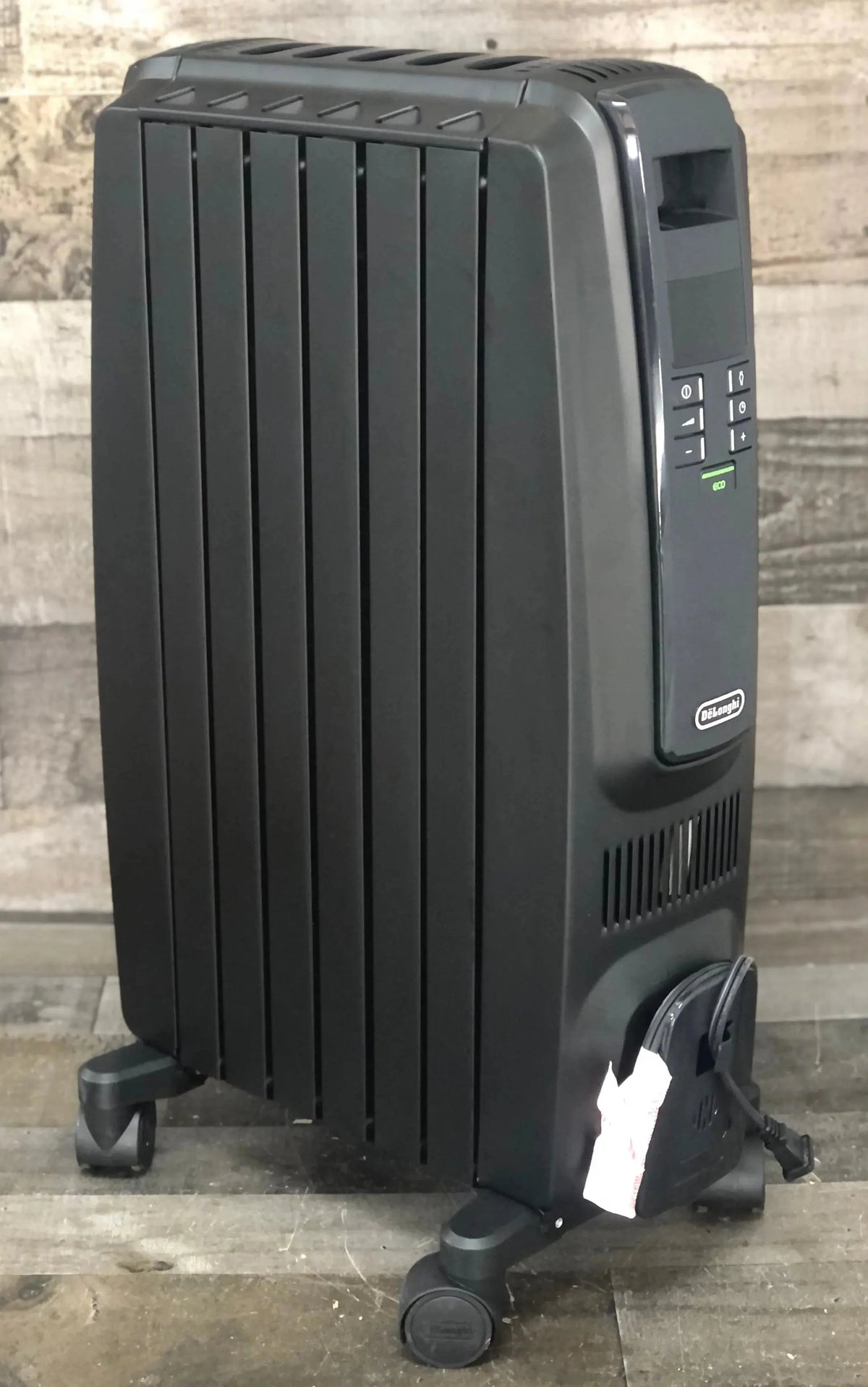 De'Longhi Oil Filled Radiator Space Heater, Quiet 1500W, Adjustable Thermostat, 3 Heat Settings, Timer, Energy Saving, Safety Features, White, Dragon TRD40615EBKCA, Black - image 2