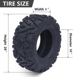 26x12x12 Atv Tires, Set of 2 Atv Tires 26x12-12 6PR, All Terrain Atv/Utv Off-Road Tires, Black - image 12