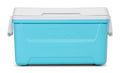 Igloo 48 Qt. Laguna Hard-Sided Ice Chest Cooler, Aqua Blue and White - image 1