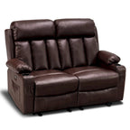 MCombo Faux Leather Electric Reclining Sofa with Heat and Massage - Models 6095/6075/6077 - image 2