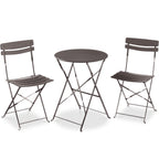 Best Choice Products 3-Piece Small Bistro Set, Folding Patio Furniture Set of 2 Chairs and Table - Black - image 69