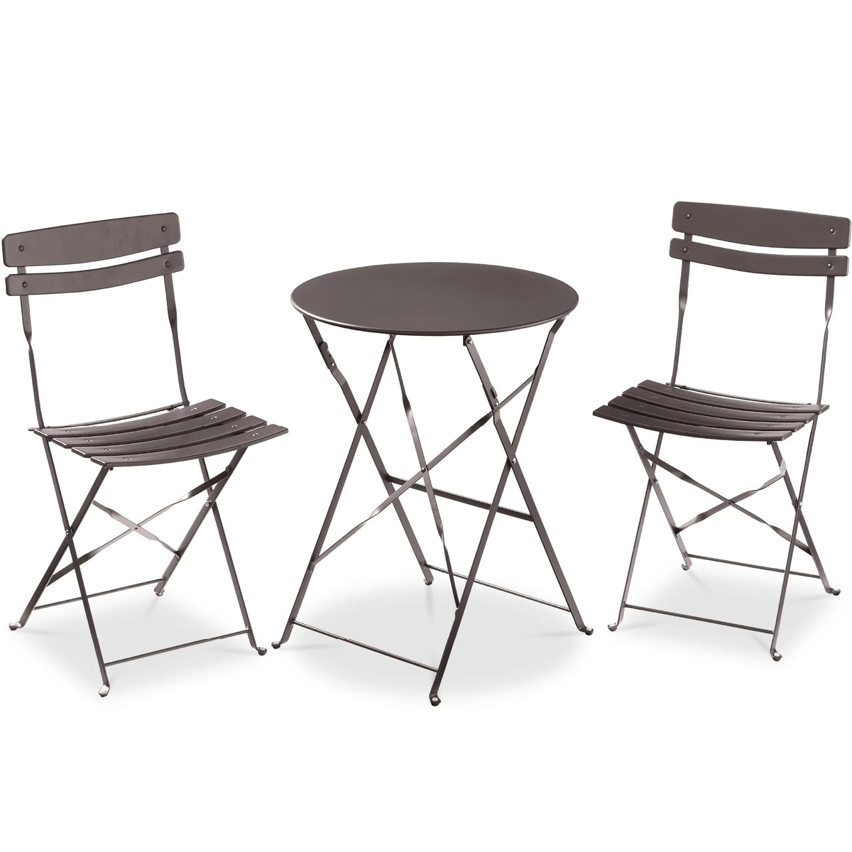 Best Choice Products 3-Piece Small Bistro Set, Folding Patio Furniture Set of 2 Chairs and Table - Black - image 69