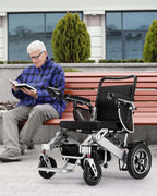 Electric Wheelchair,25 Miles Longer Range, Foldable Power Wheelchair for Adults Seniors,500W Dual Motors,Compact Motorized Wheelchair All Terrain,Intelligent Folding, Travel Size - image 1