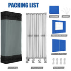 Hoteel 10x15 Heavy Duty Canopy Tent with 4 Sidewalls,Pop up Canopy for Parties Wedding,Commercial Easy up Gazebo with Roller Bag,UV 50+ &,Black - image 45