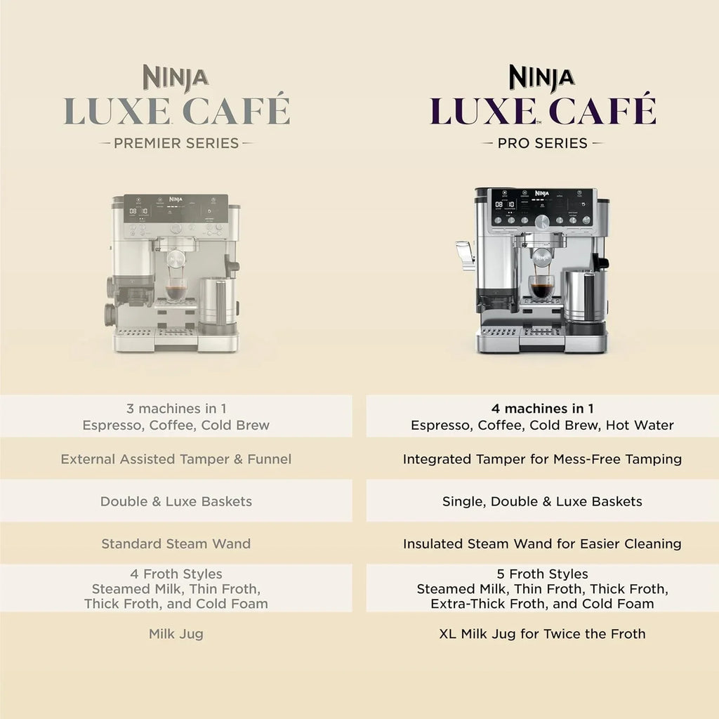 Ninja Luxe Café Pro Series, Espresso Machine, Drip Coffee, Cold Brew - image 6