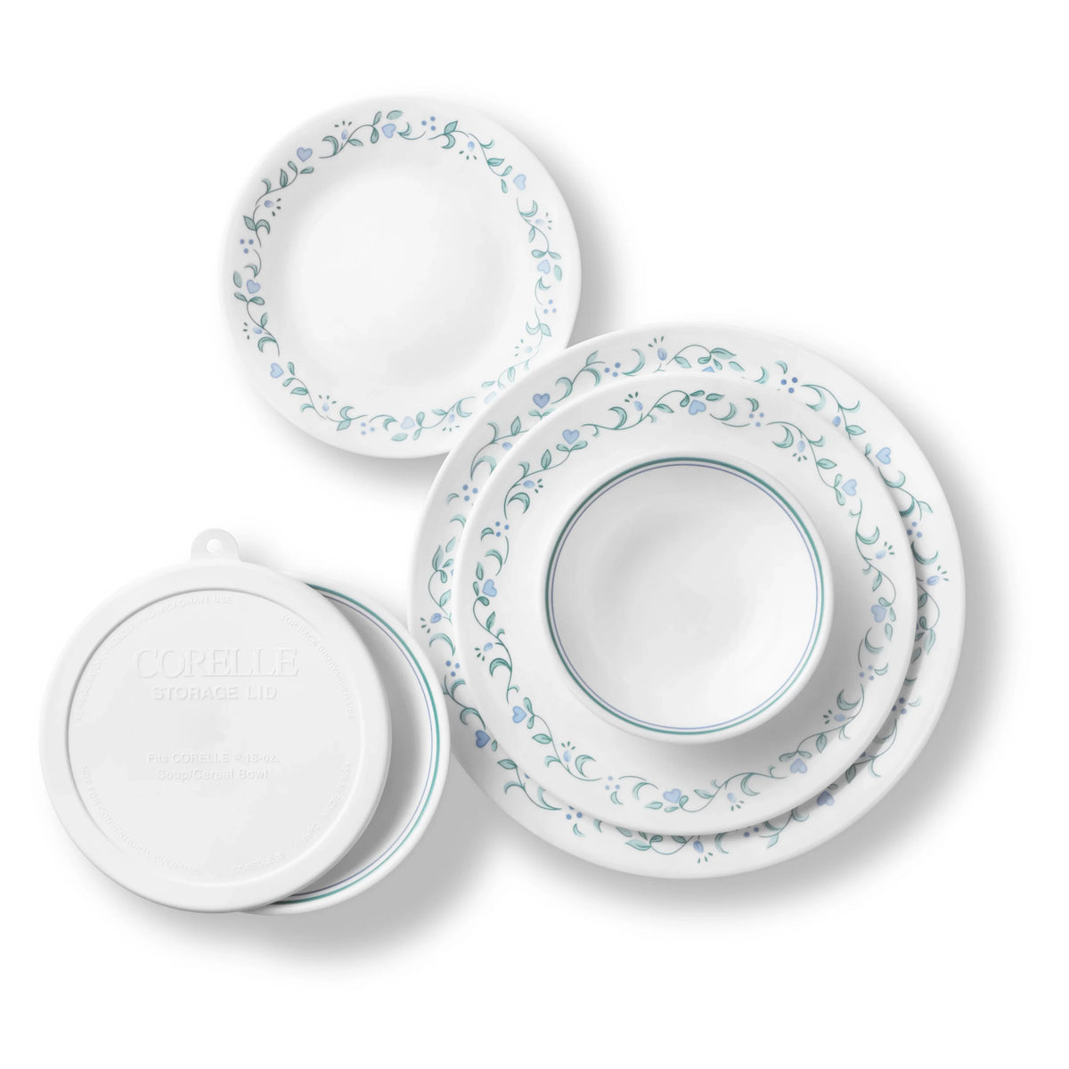 Corelle Country Cottage 66-Piece Glass Dinnerware Set (Service for 12) - image 3