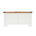 Contemporary Farmhouse Coffee Table Featuring Concealed Storage - image 12