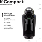 Single-Serve K-Cup Pod Coffee Maker, Black, 2.3 - image 4