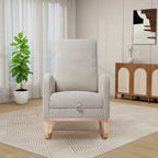 Ergonomic High Back Rocking Chair with Adjustable Footrest - image 32