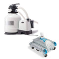 3000 GPH Above Ground Sand Filter Pump and Automatic Vacuum - image 1