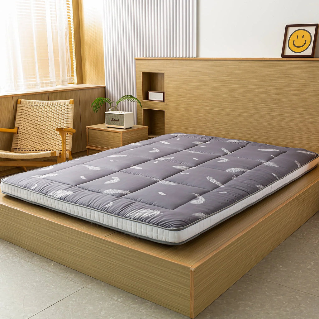 Maxyoyo Extra Thick Futon Floor Mattress, Padded Japanese Folding Roll Up Mattress Sleeping Pad, Foldable Camping Portable Mattress Shikibuton - image 3
