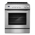 Cosmo 30 in. Stellar Collection 5.0 cu. ft. Electric Range with 4 Burner Glass Cooktop and Convection Oven in Stainless Steel - image 1