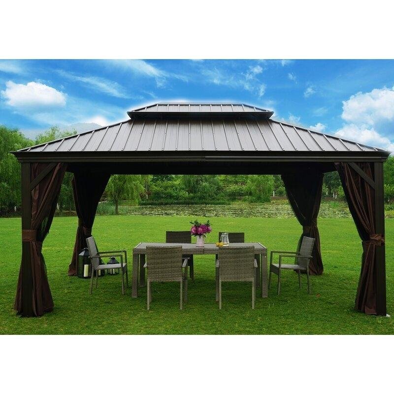 Alexander 16 Ft. W X 12 Ft. D Aluminum Patio Gazebo - image 1