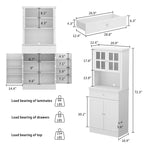 Spacious Kitchen Cabinet with Microwave Space - 30W x 69.3H - image 33