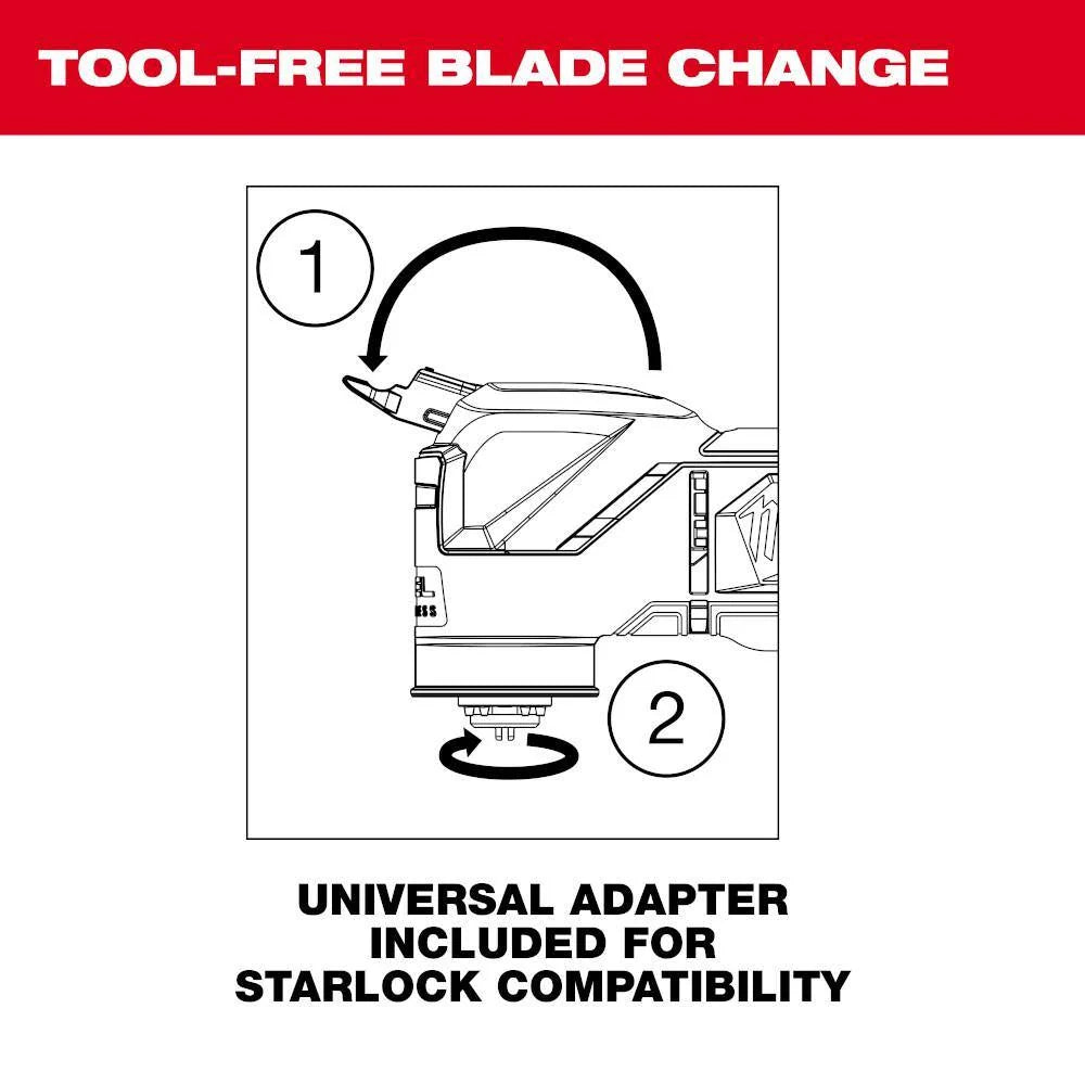 2836-21 Cordless Brushless Oscillating Multi-Tool Kit with Battery and Charger - image 15