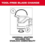 2836-21 Cordless Brushless Oscillating Multi-Tool Kit with Battery and Charger - image 15