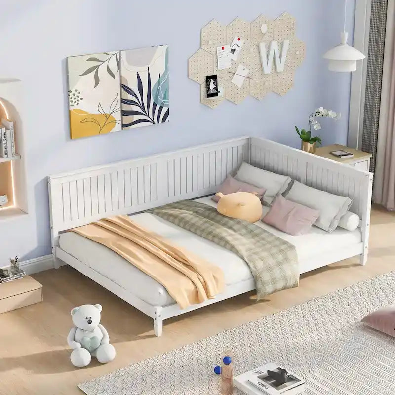 Full-Size Wooden Daybed/Sofa Bed - image 1